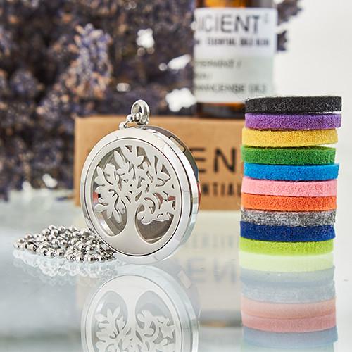 Ancient Wisdom Aromatherapy Necklace-Tree Of Life 30mm
