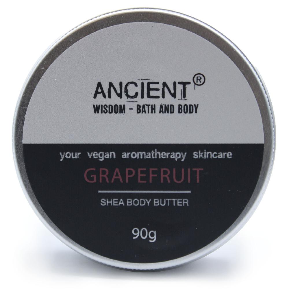 Ancient Wisdom Aromatherapy Shea Body Butter 90g - Grapefruit
