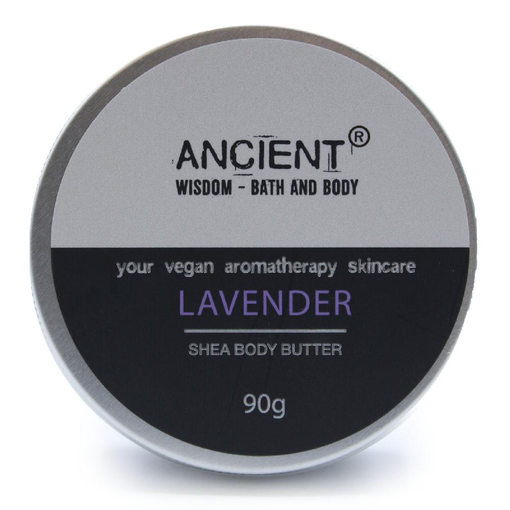 Ancient Wisdom Aromatherapy Shea Body Butter 90g - Lavender