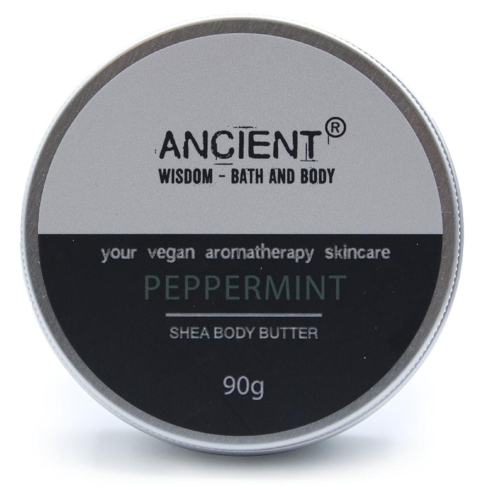 Ancient Wisdom Aromatherapy Shea Body Butter 90g - Peppermint