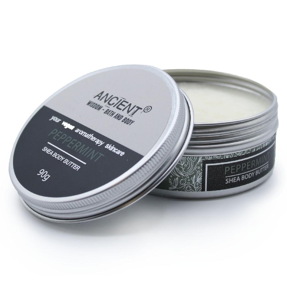 ancient wisdom Aromatherapy Shea Body Butter 90g - Peppermint