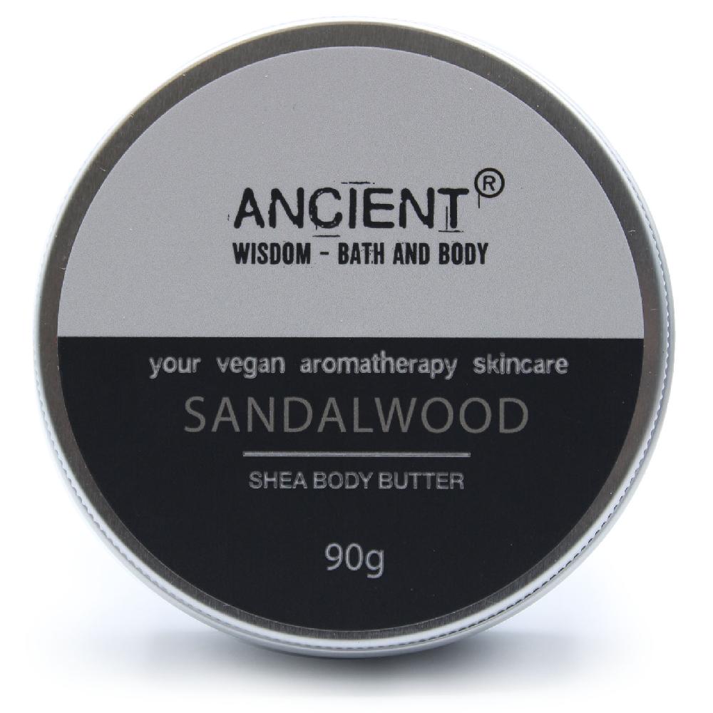 Ancient Wisdom Aromatherapy Shea Body Butter 90g - Sandalwood