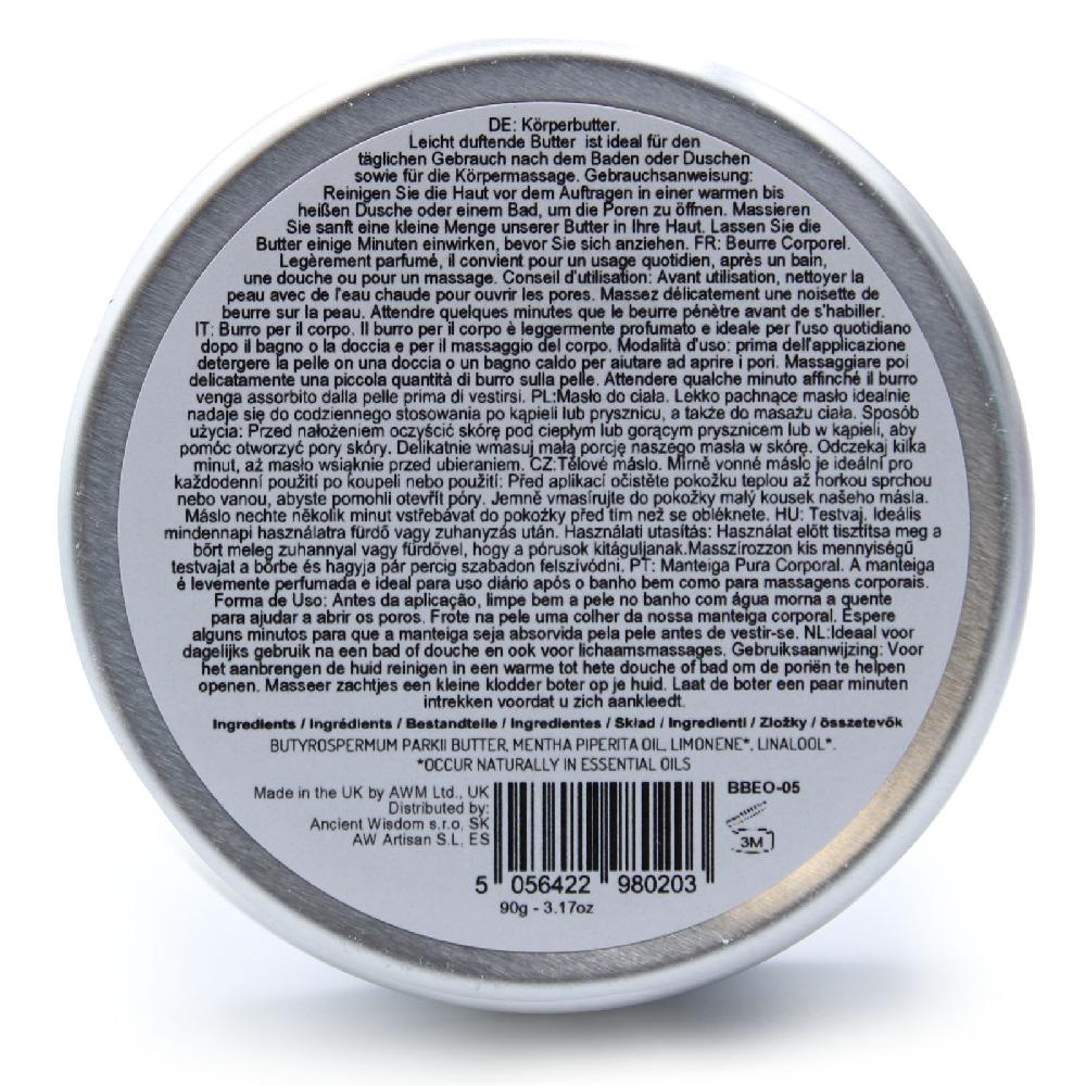 Ancient Wisdom Aromatherapy Shea Body Butter 90g - Sandalwood