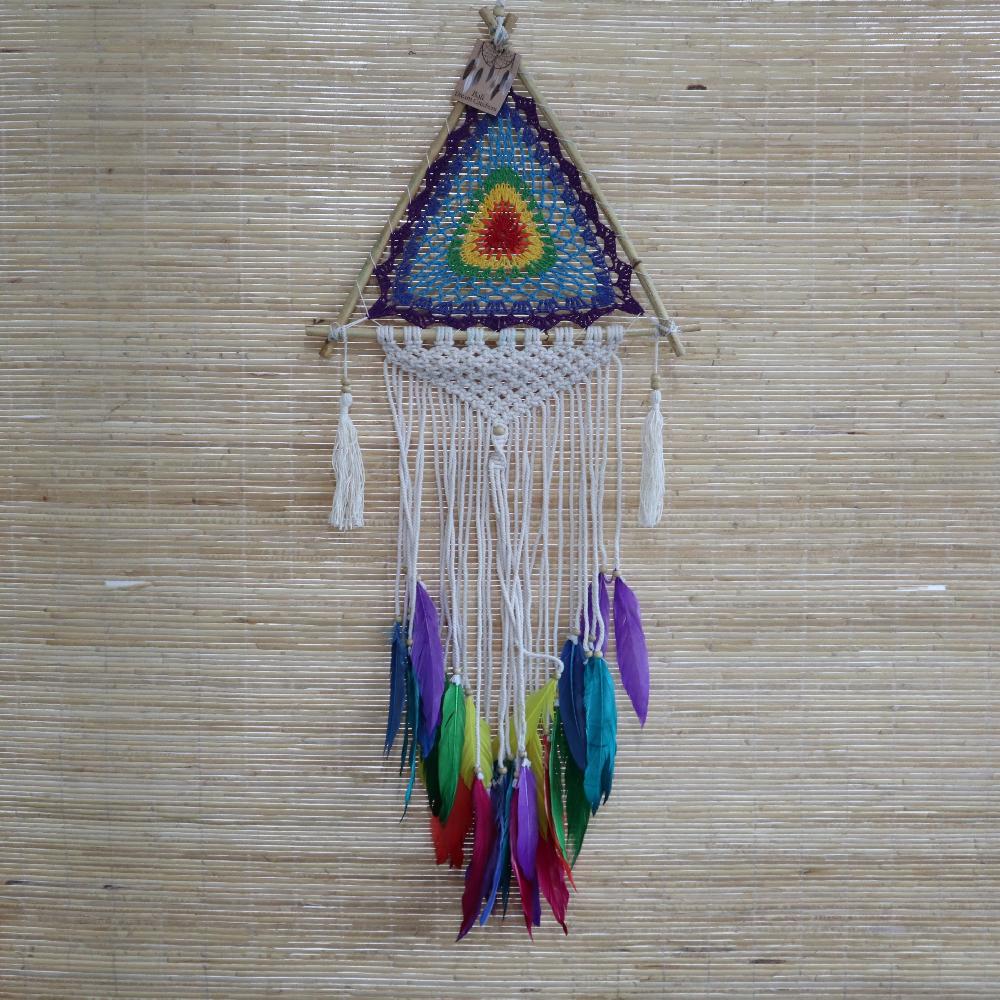 Ancient Wisdom Bali Dream Catchers - Med Multi Pyramid