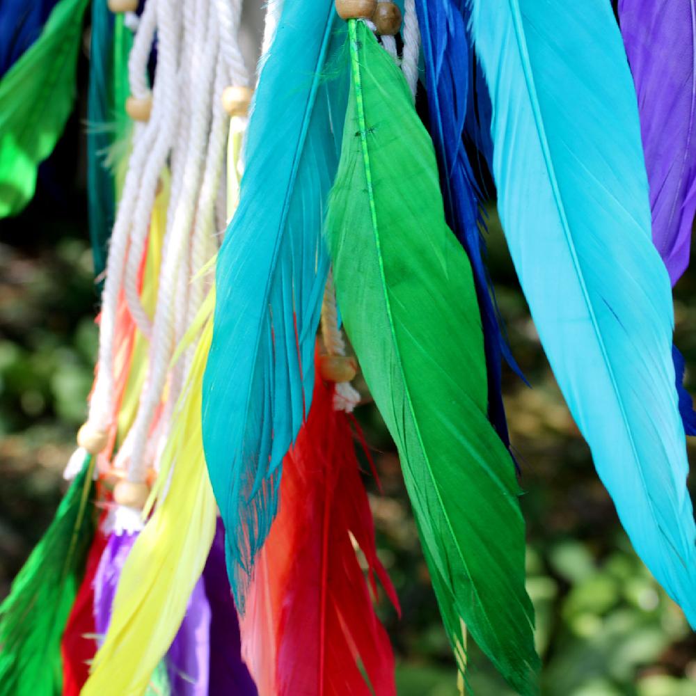 Ancient Wisdom Bali Dream Catchers - Med Multi Pyramid