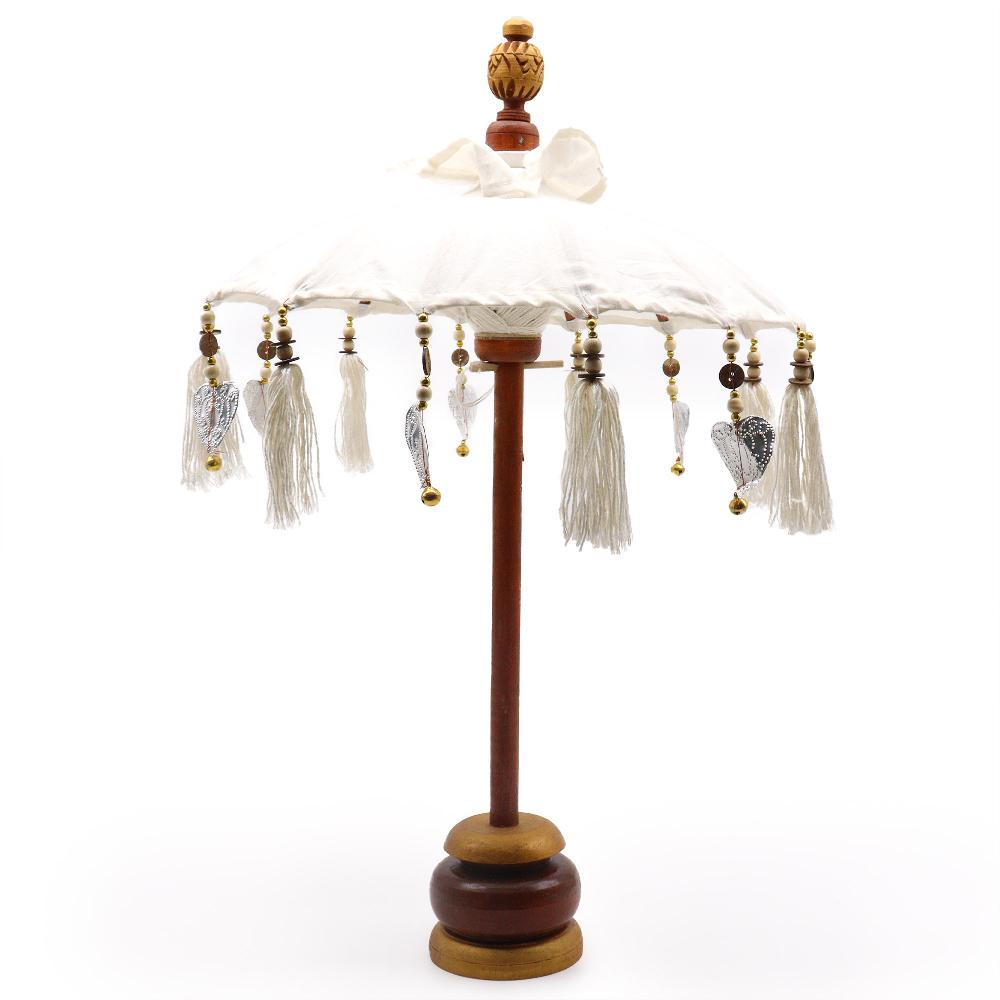 ancient wisdom Bali Home Decor Parasol - Canvas - Natural - 40cm