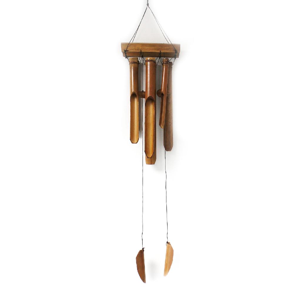 ancient wisdom Bamboo Windchime - Natural finish - 6 Large Tubes