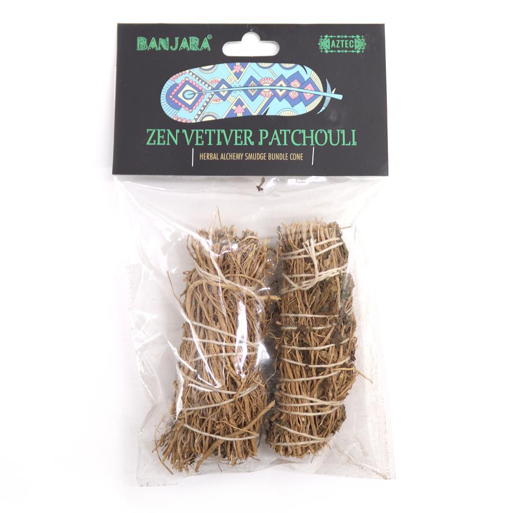 ancient wisdom Banjara Smudge Stick - Vetiver and Patchouli