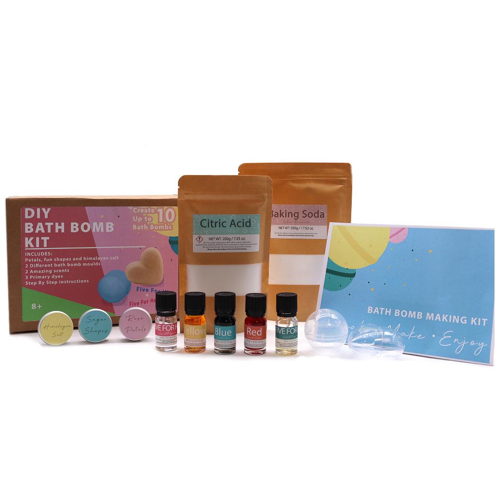 Ancient Wisdom Bath Bomb Kit - Five For Her & Five For Him