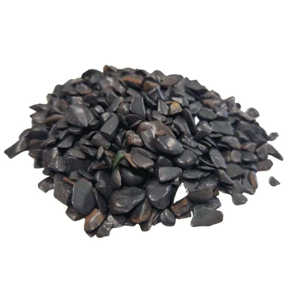 ancient wisdom Black Tourmaline Gemstone Chips Bulk - 1KG