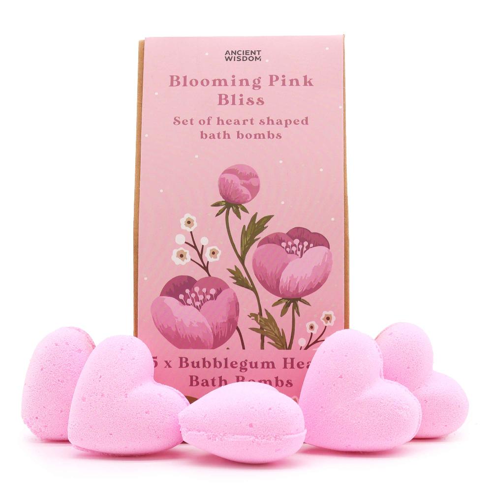 ancient wisdom Blooming Pink Bliss Bath Heart Gift Set