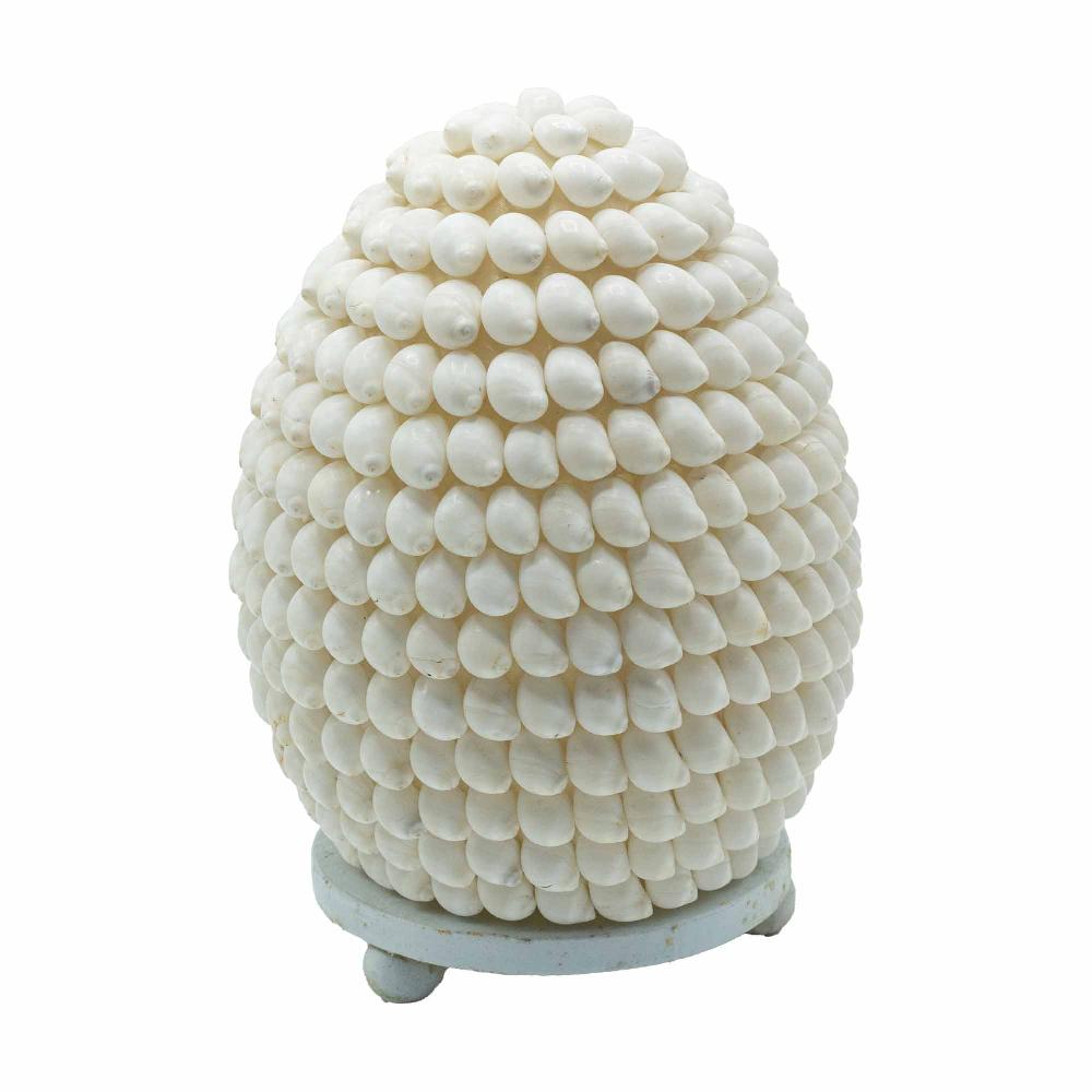 ancient wisdom Boho Sea Shell Lamp - Buting Shell Oval - 15cm