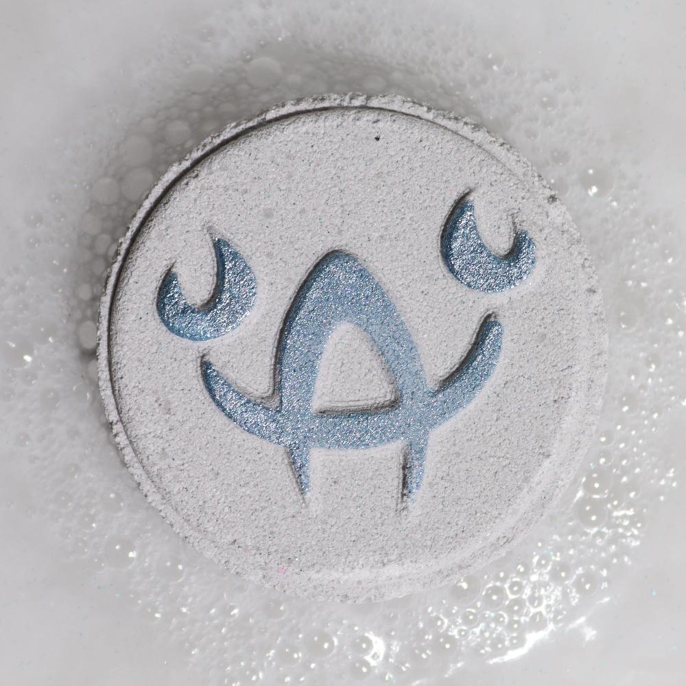 ancient wisdom Box of 2 Zodiac Bath Fizzers with Horoscope - Cancer