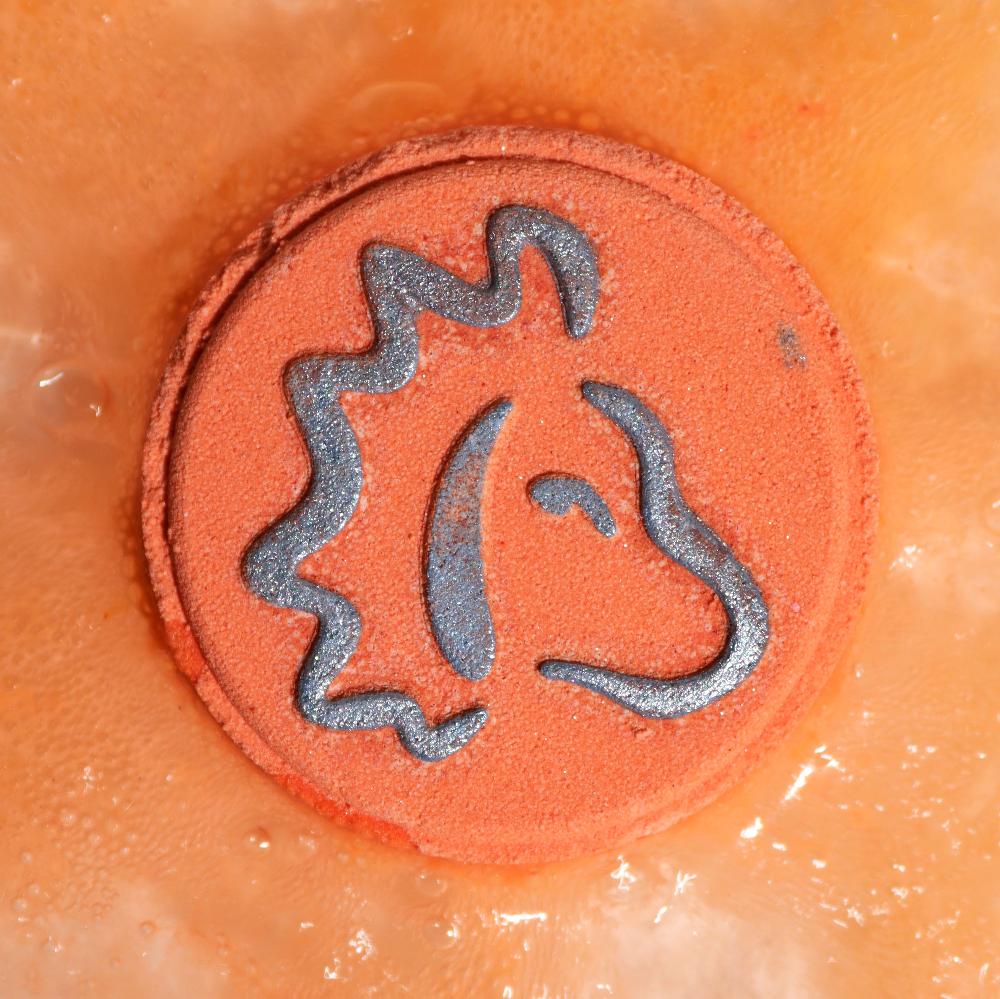 ancient wisdom Box of 2 Zodiac Bath Fizzers with Horoscope - Leo