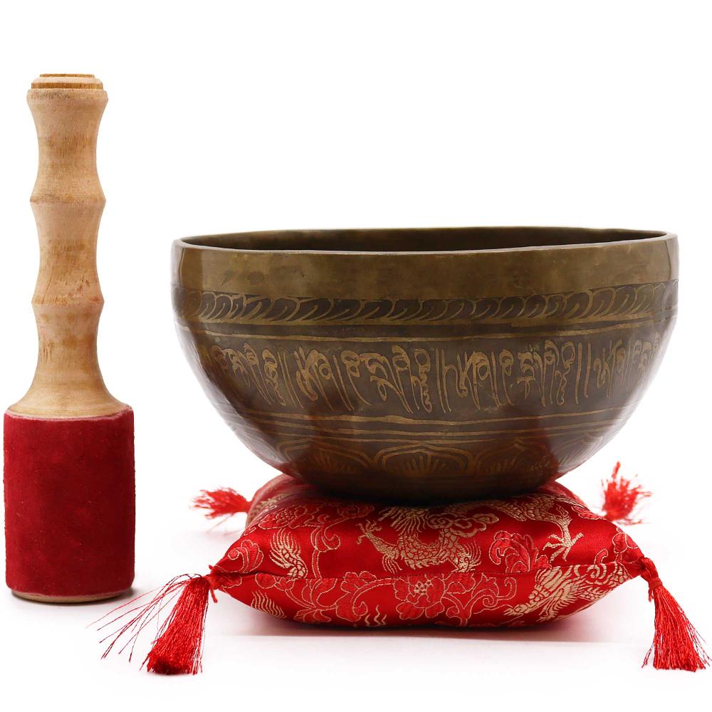 ancient wisdom Brass Golden Tara - Special S'Bowl Set