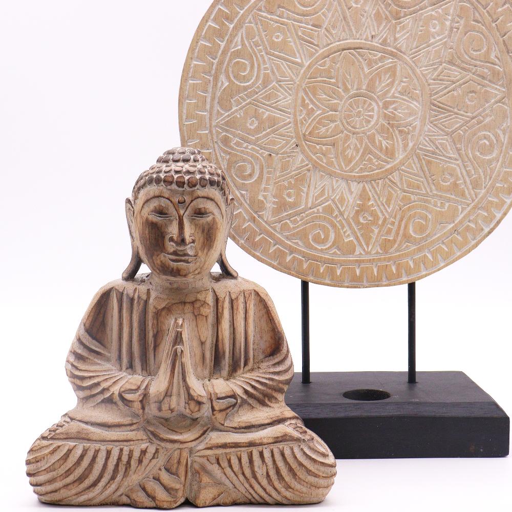 Ancient Wisdom Buddha Feng Shui Set - Classic Mandala - Natural