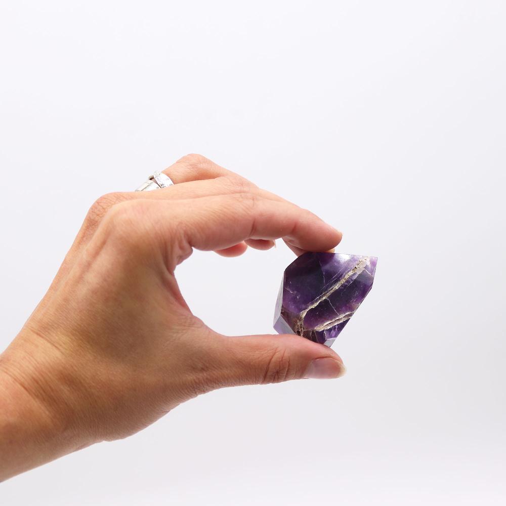 Ancient Wisdom Bulk Gemstone Points Approx 6cm (0.5KG) - African Amethyst (approx 8 Pieces)