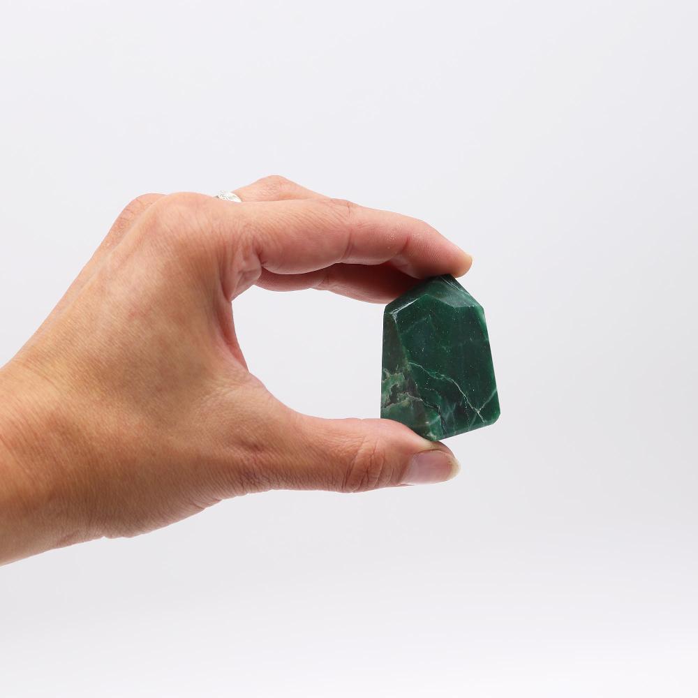 Ancient Wisdom Bulk Gemstone Points Approx 6cm (0.5KG) - Indian Jade (approx 8 Pieces)
