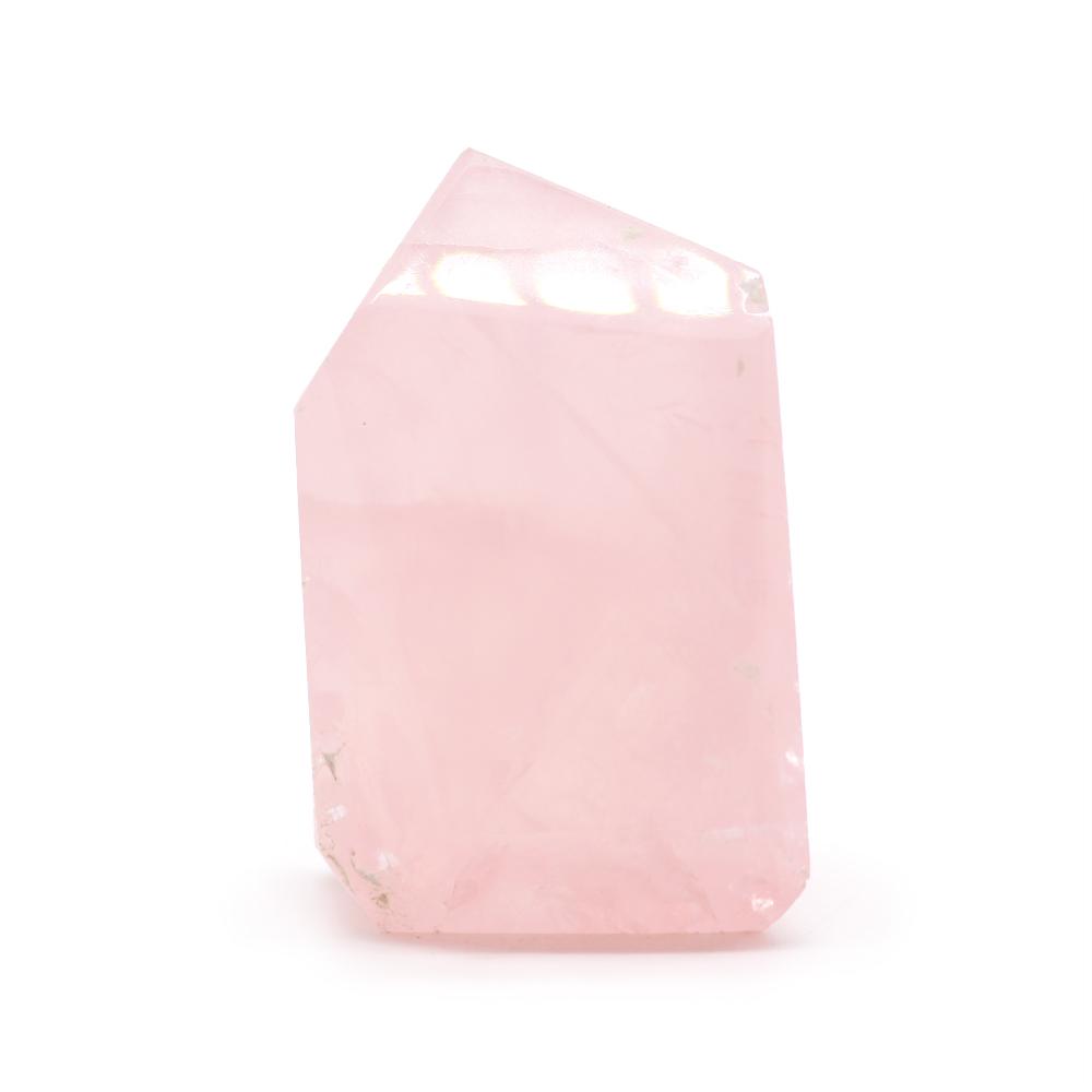 ancient wisdom Bulk Gemstone Points approx 6cm (0.5KG) - Indian Rose Quartz (approx 8 pieces)