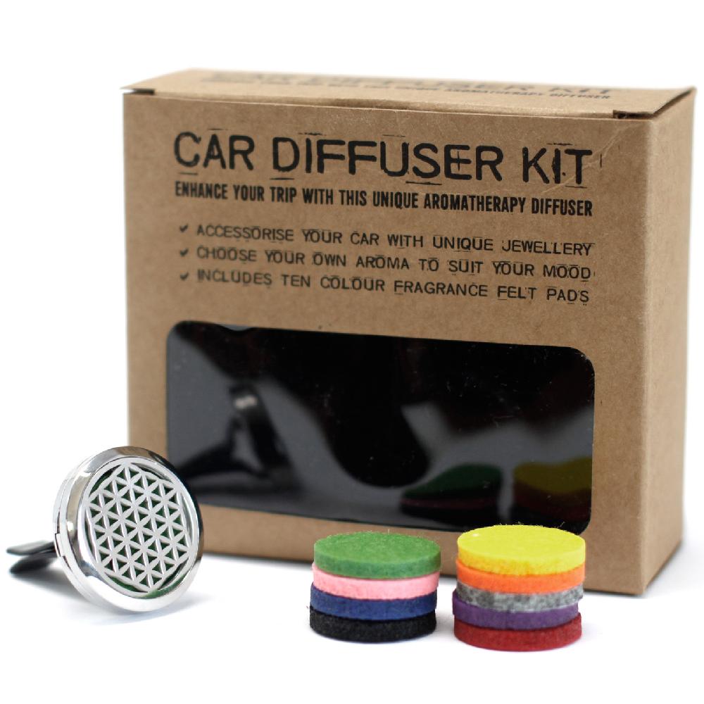 Ancient Wisdom Car Diffuser Kit - Flower Of Life - 30mm