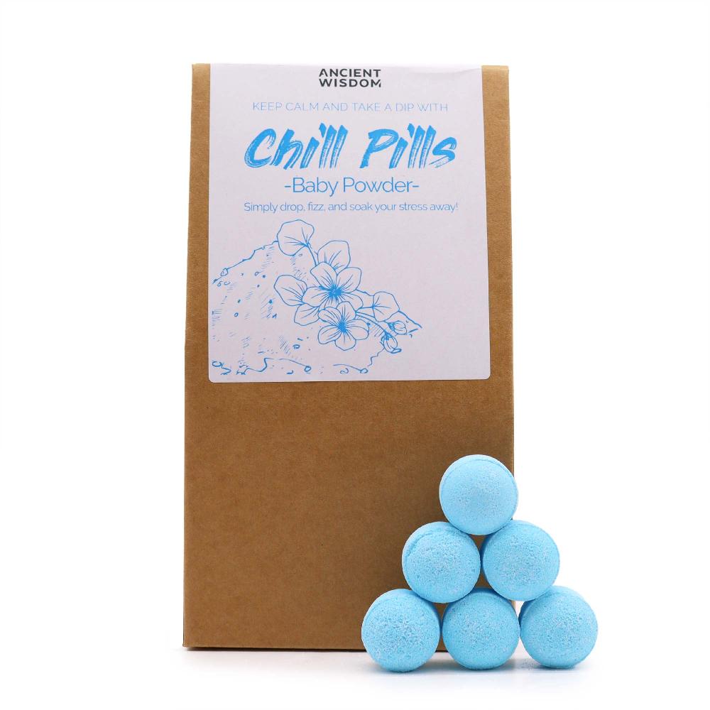 ancient wisdom Chill Pills Gift Pack 350g - Baby Powder