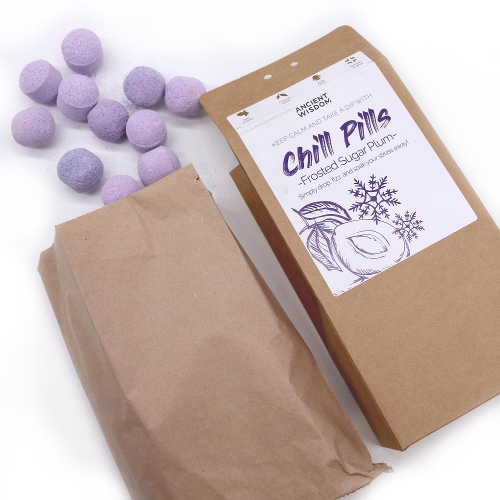 Ancient Wisdom Chill Pills Gift Pack 350g - Frosted Sugar Plum