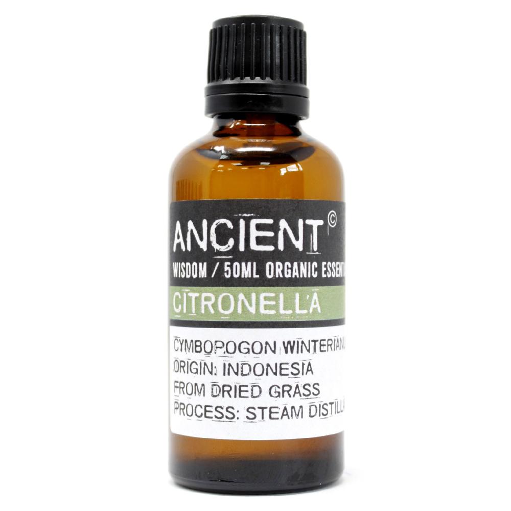 ancient wisdom Citronella Organic Essential Oil 50ml