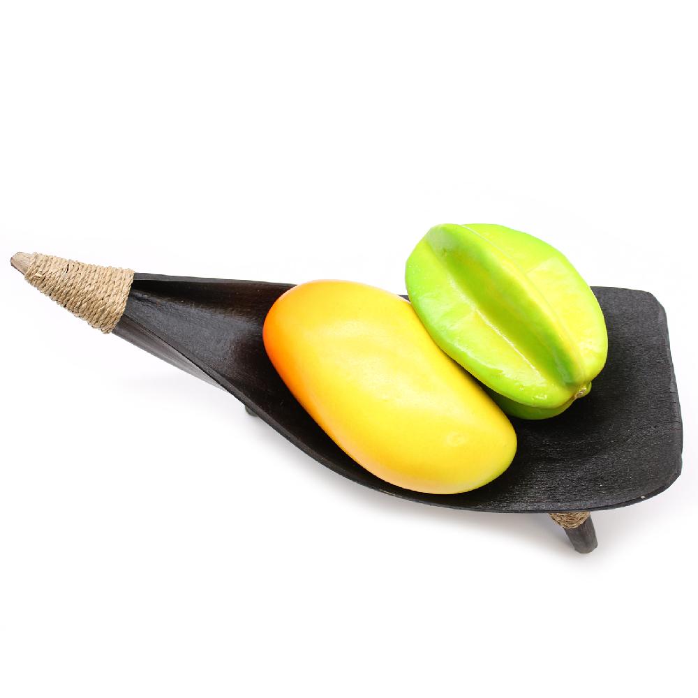 Ancient Wisdom Coconut Leaf Fruit Bowl Set - Chocolate