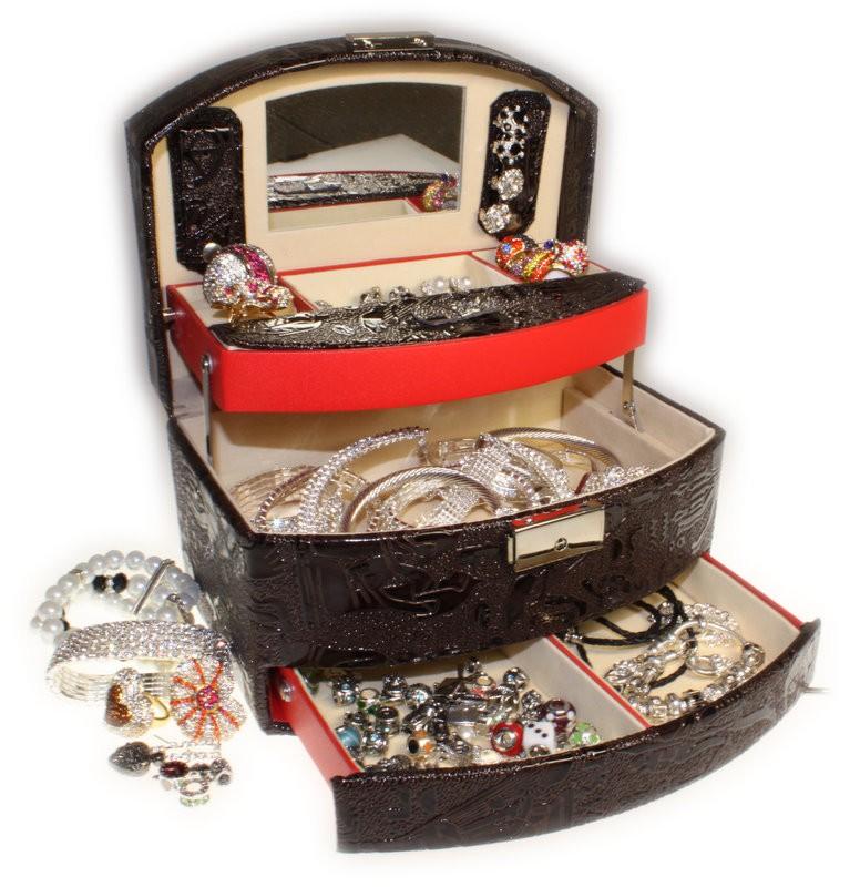 Ancient Wisdom Complete Jewellery Case - Shocking Pink