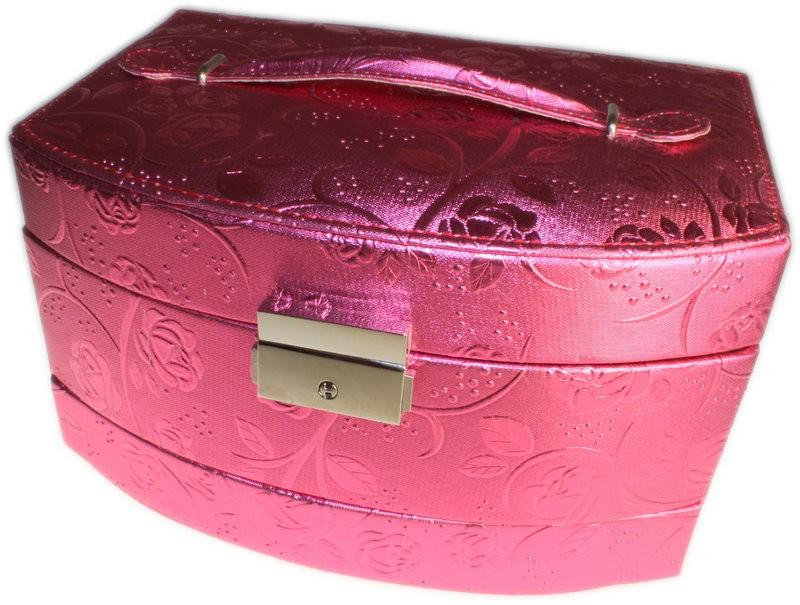 ancient wisdom Complete Jewellery Case - Shocking Pink