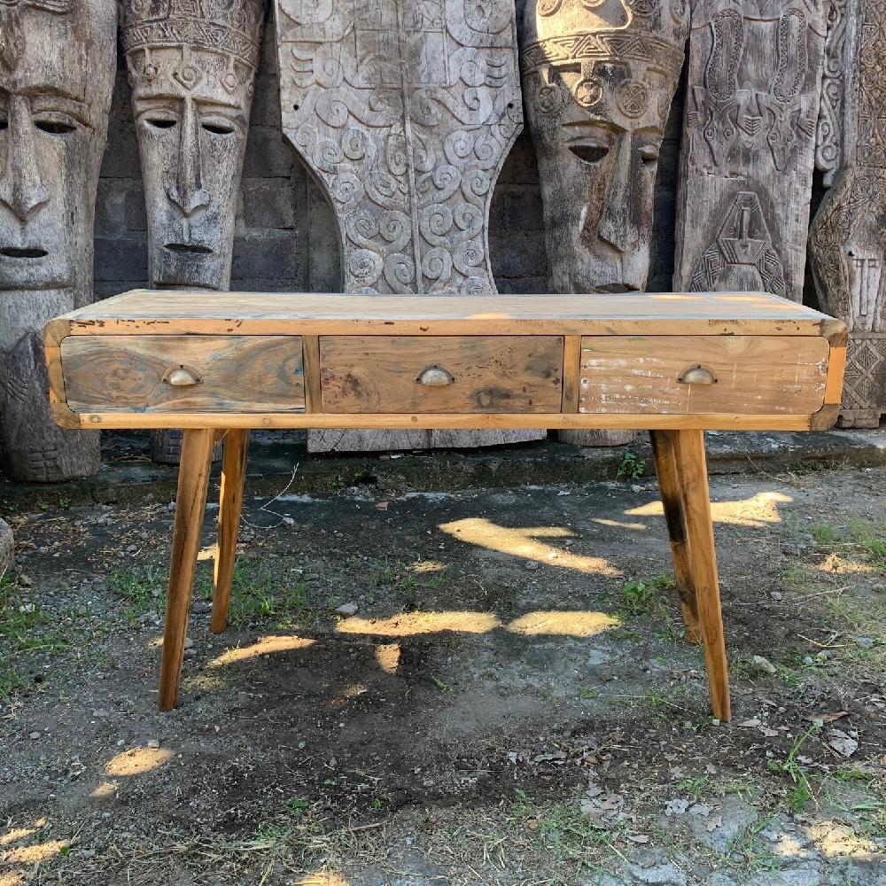 Ancient Wisdom Console Table - Recycled Wood - 150x45x80cm