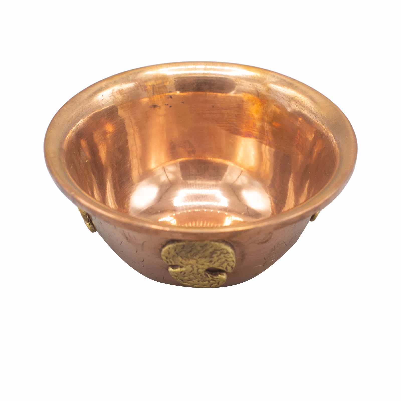 Ancient Wisdom Copper Ritual Bowl With Tree Of Life 12x5cm