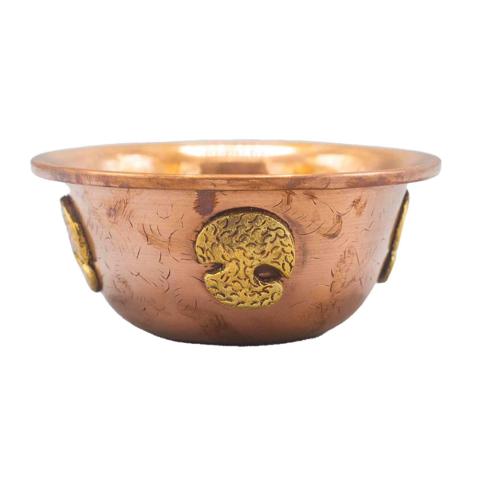 ancient wisdom Copper Ritual Bowl with Tree of Life 12x5cm