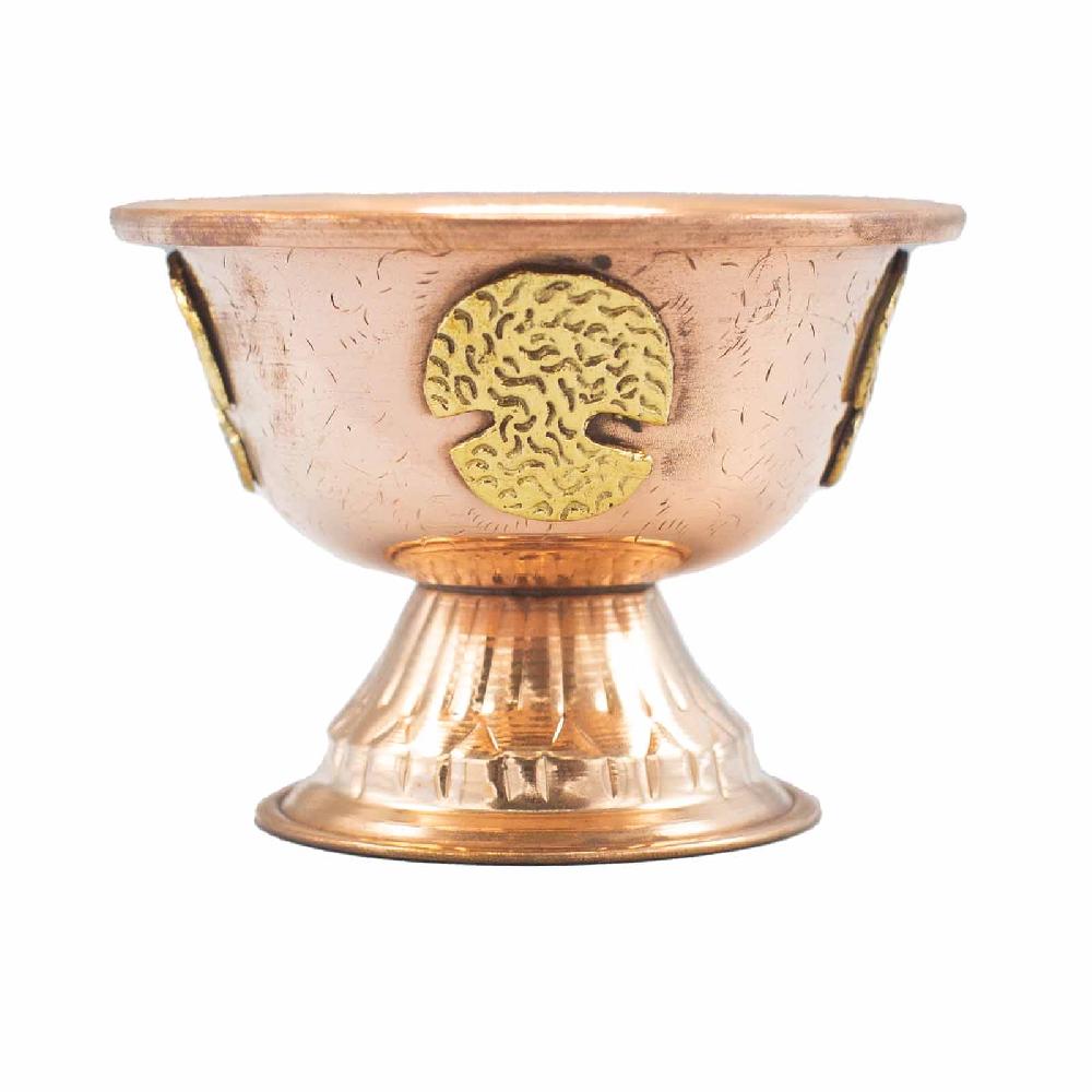 ancient wisdom Copper Ritual Chalice with Tree of Life 12x9cm