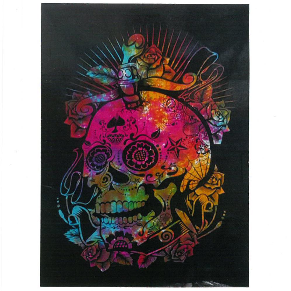ancient wisdom Cotton Wall Art - Day of the Dead Skull