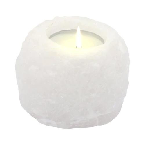 Ancient Wisdom Crystal Rock Himalayan Salt Candle Holder 600-800g