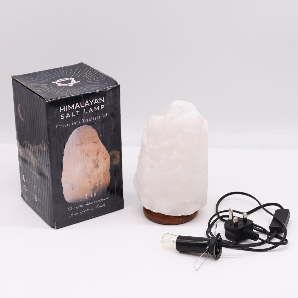 Ancient Wisdom Crystal Rock Himalayan Salt Lamp - & Base Apx 3-5kg