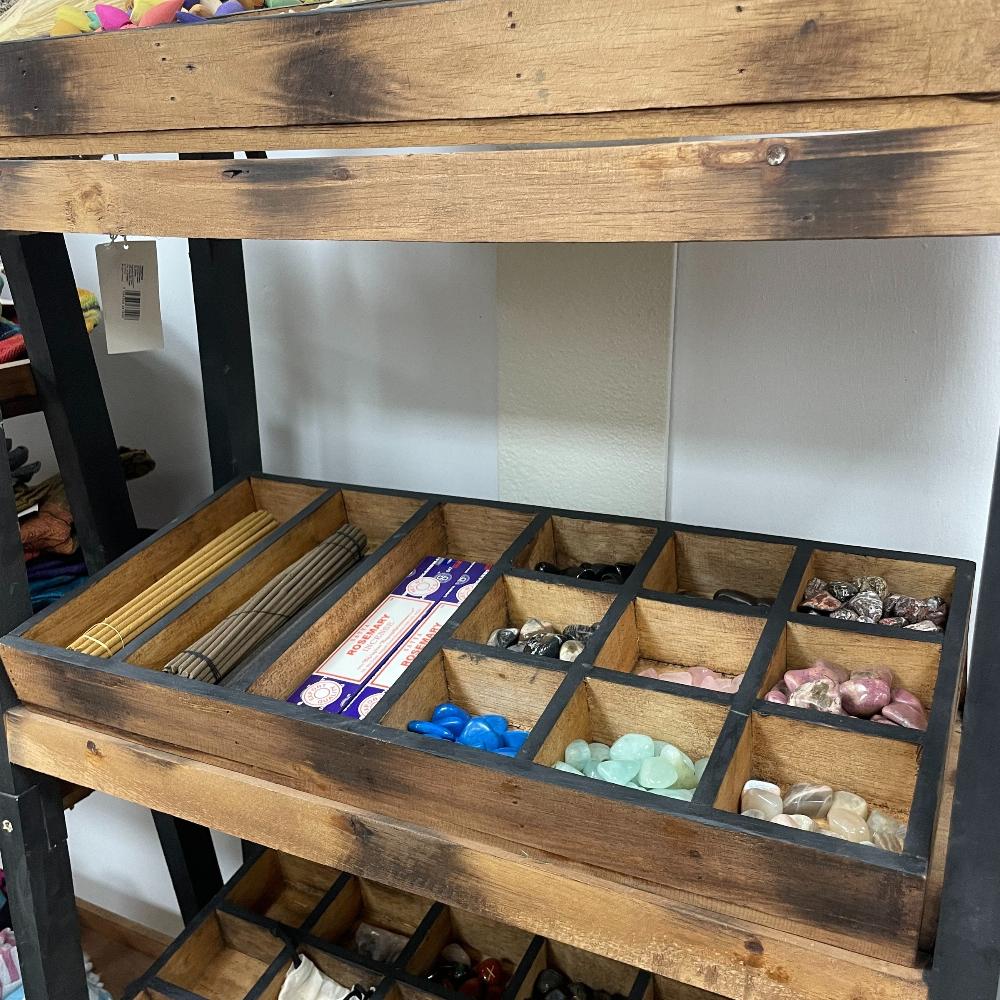 Ancient Wisdom Display Tray - 12 (3x1 & 3x3) Compartments