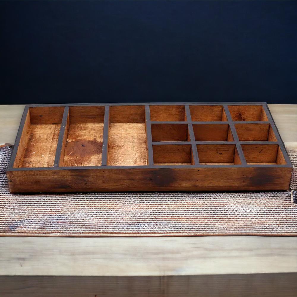 ancient wisdom Display Tray - 12 (3x1 & 3x3) Compartments