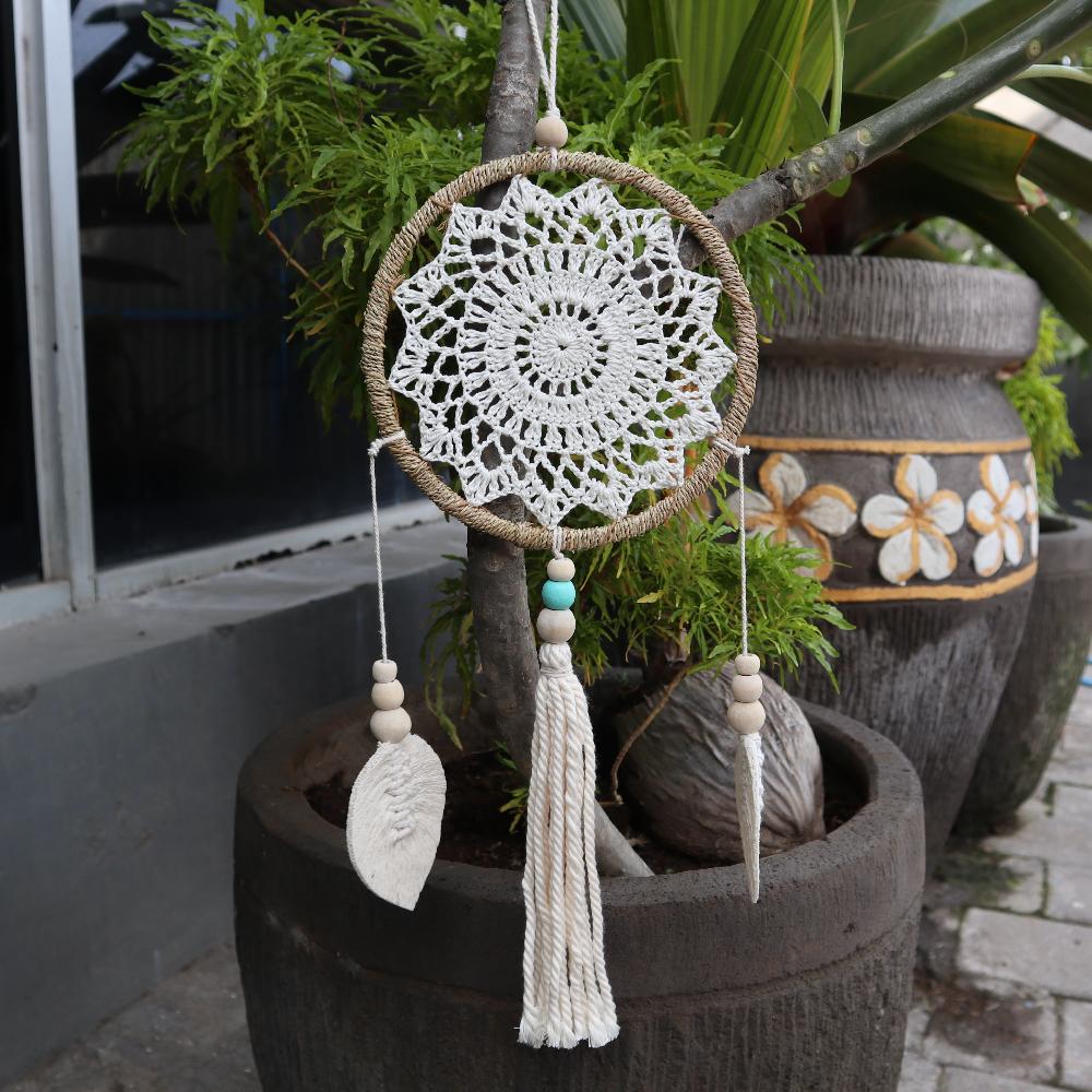 Ancient Wisdom Dream Catcher - Medium Natural Elemental Spirits - 35cm