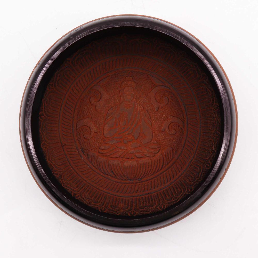 Ancient Wisdom Earth Power Singing Bowl - Clay Om Buddha - 16cm