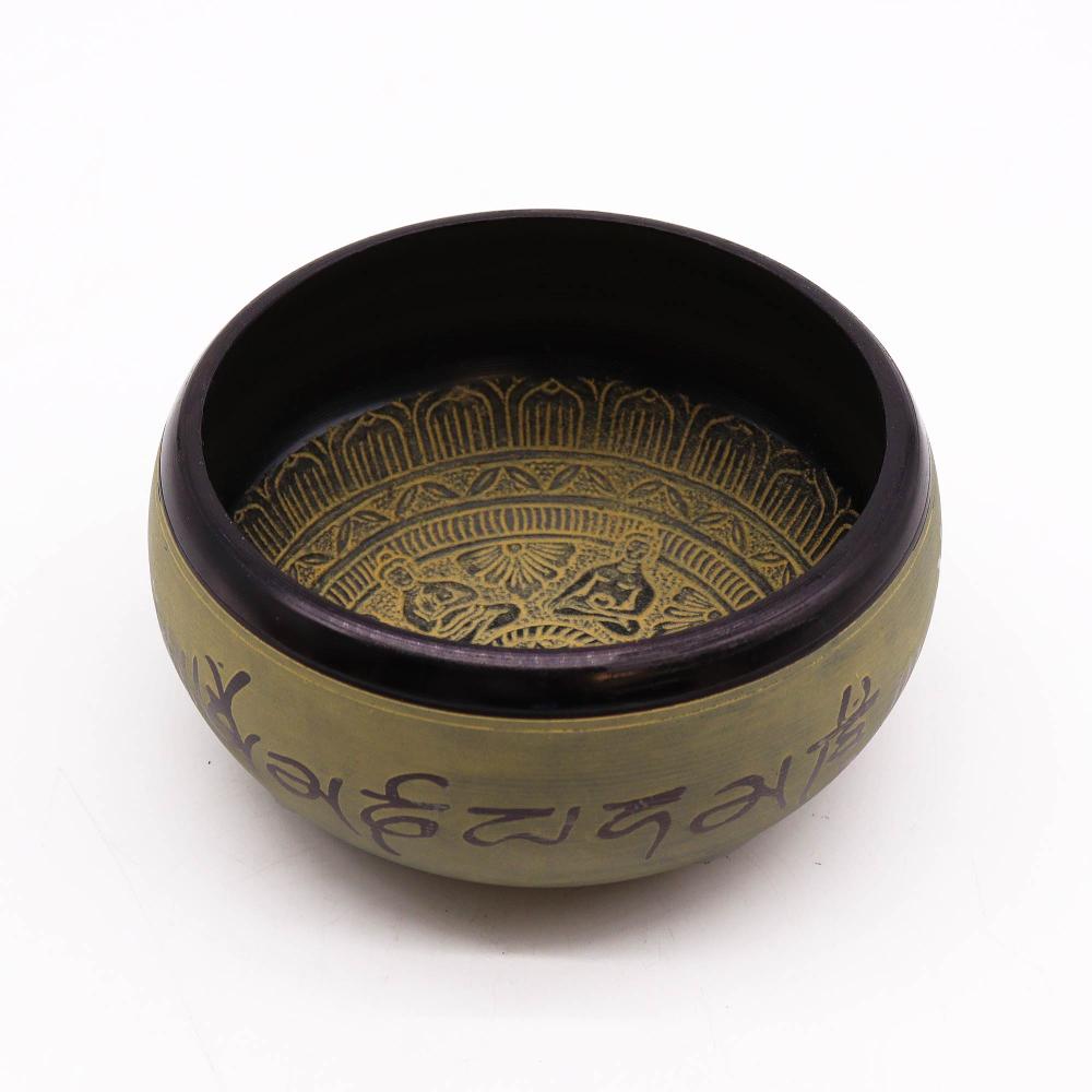 Ancient Wisdom Earth Power Singing Bowl - Mantra Five Buddha - 16cm