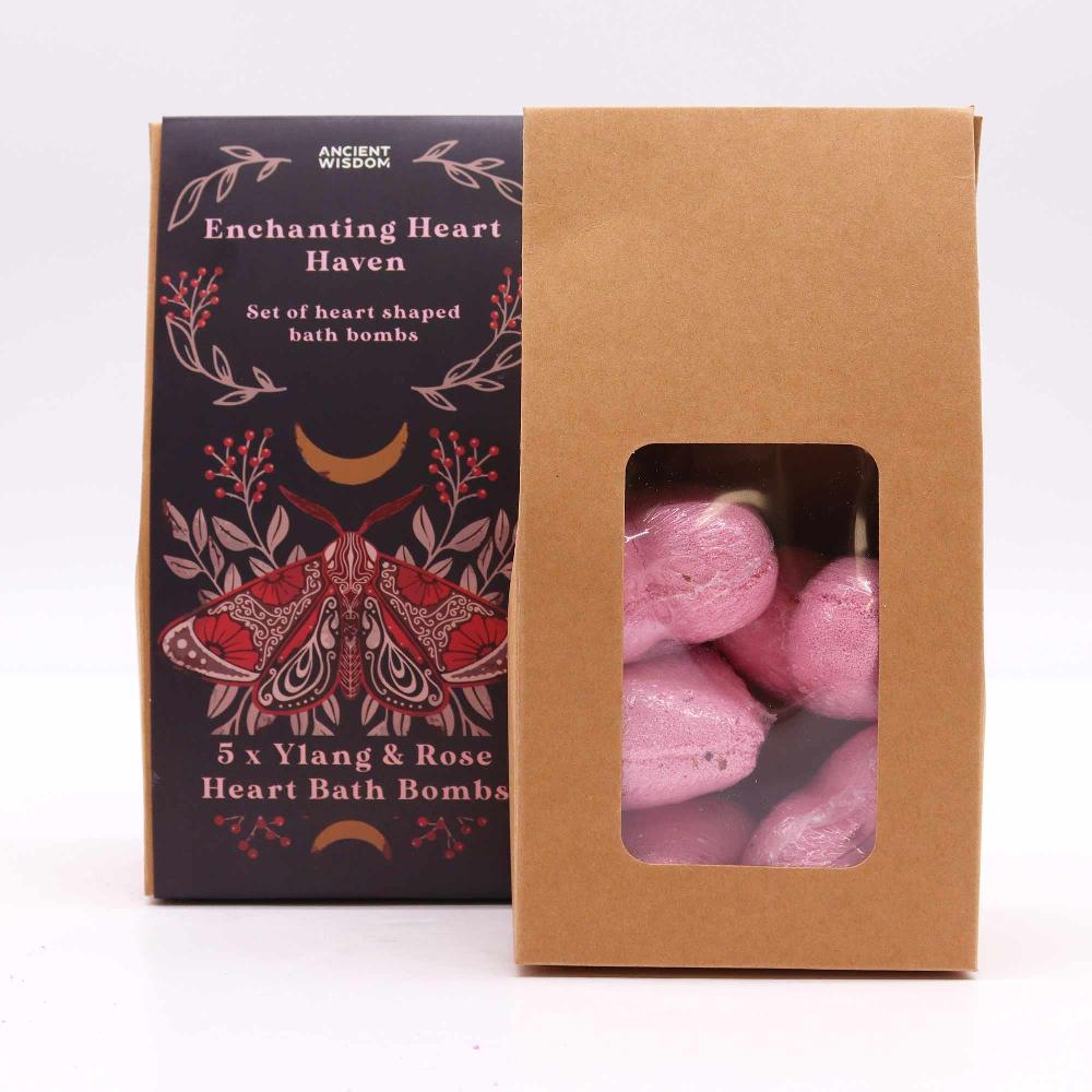 Ancient Wisdom Enchanting Heart Haven Bath Heart Gift Set