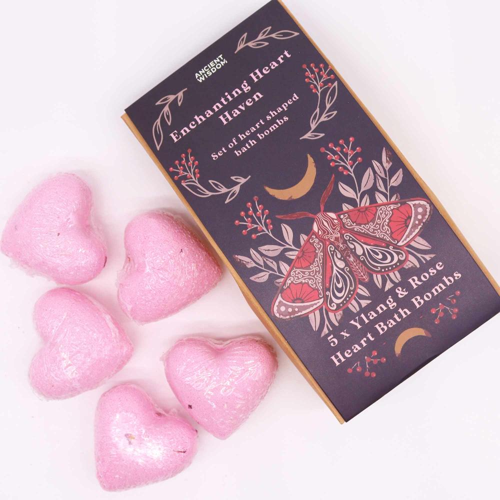 Ancient Wisdom Enchanting Heart Haven Bath Heart Gift Set