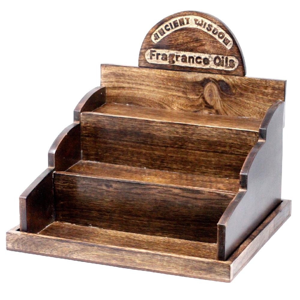 ancient wisdom Essential/Fragrance Oil Mango Wood Stand