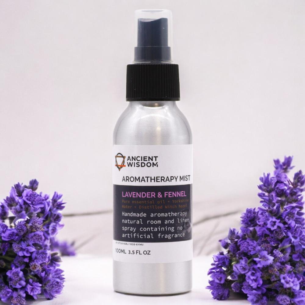 Ancient Wisdom Essential Oil Mists 100ml - Lavander & Fennel