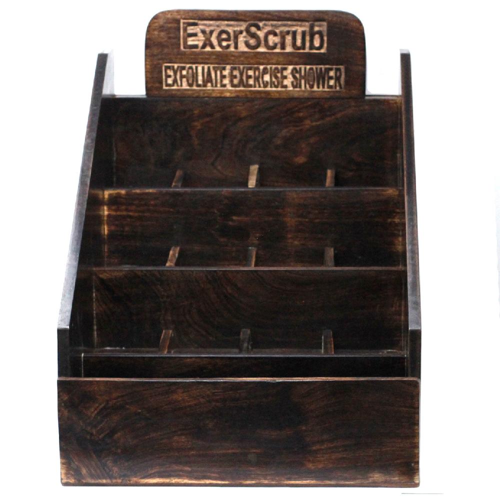 Ancient Wisdom Exoscrub Soap Display Stand - Mango Wood