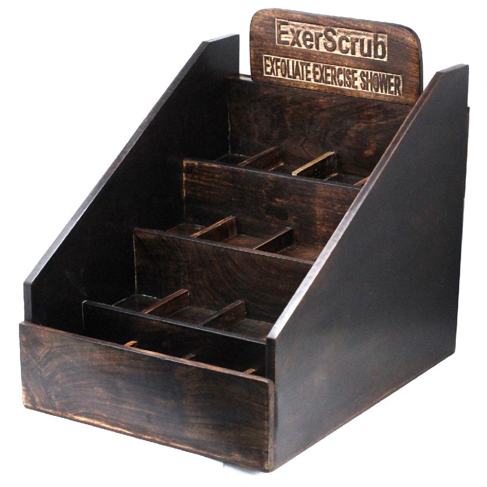 ancient wisdom Exoscrub Soap Display Stand - Mango Wood