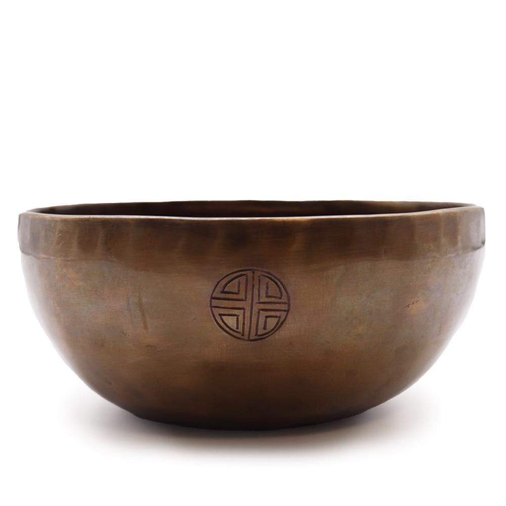 ancient wisdom Extra Large Indian Moon Phase Singing Bowl - (approx 1500g) - 22cm