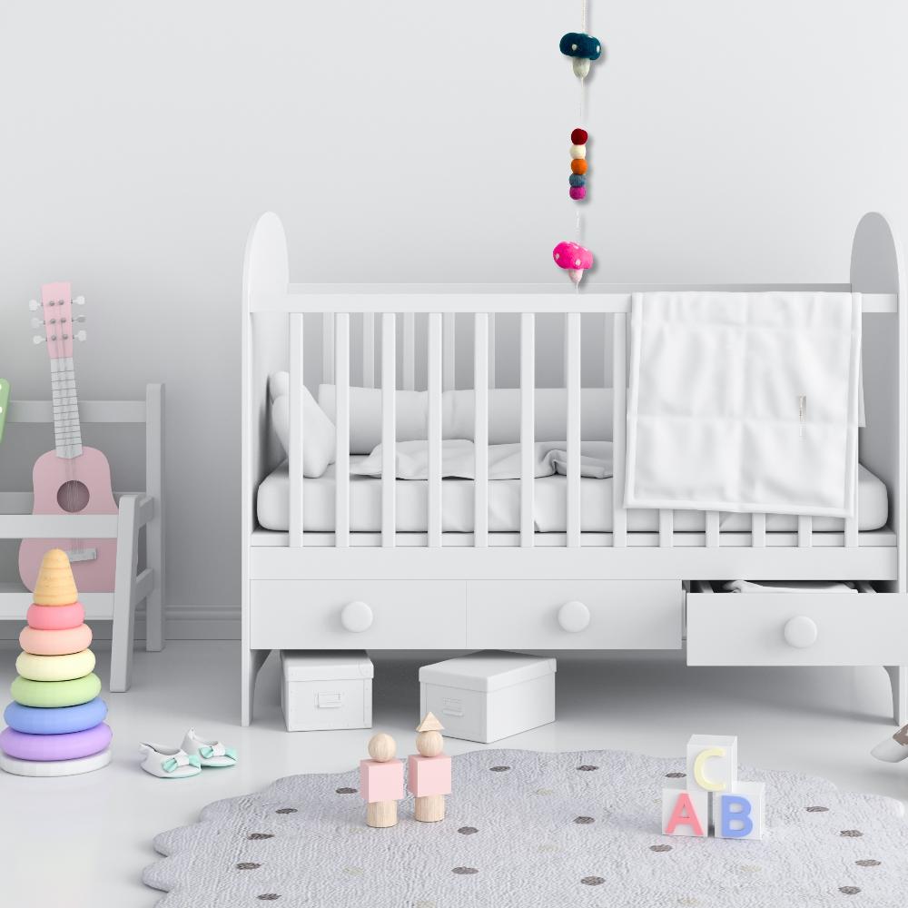 Ancient Wisdom Felt Wall Hanging - Mushrooms (random Colours)